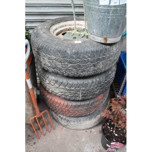 9 - 4 X LANDROVER DEFENDER FITMENT AFTER MARKET WHEELS