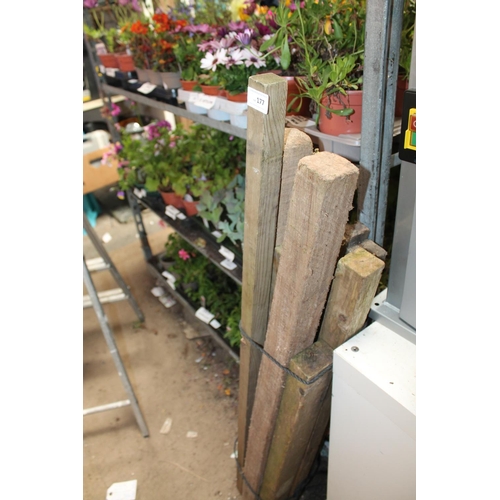 177 - LARGE BUNDLE OF ASSORTED TIMBER