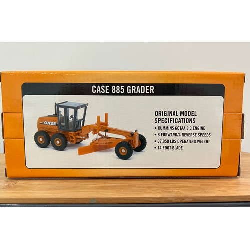 1 - ERTL CASE 885 GRADER,
DIE CAST, 1:50,
BOXED, GREAT CONDITION