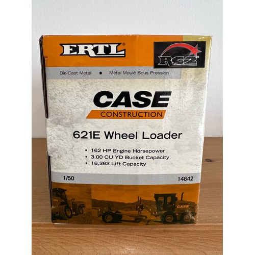 2 - ERTL CASE CONSTRUCTION 621E WHEEL LOADER,
DIE CAST, 1:50,
BOXED, GREAT CONDITION