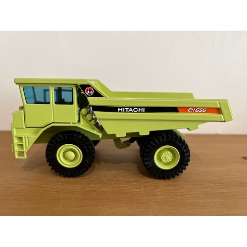 14 - JOAL HITACHI EH 650 QUARRY DUMPTRUCK, REF:248,
LIME GREEN,
DIE CAST, 1:50,
BOXED, GREAT CONDITION