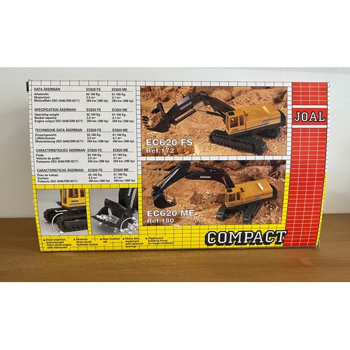 17 - JOAL AKERMAN EC620 FS EXCAVATOR, REF:180,
DIE CAST, 1:50,
BOXED, GREAT CONDITION