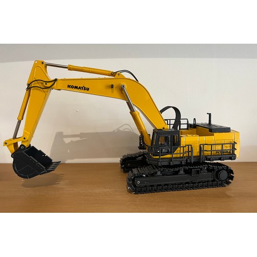 11 - KOMATSU PC1100LC-6 EXCAVATOR AND SHOVEL,
DIE CAST, 1:50,
BOXED, GREAT CONDITION