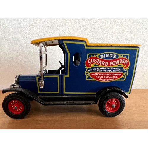 18 - 3 X MATCHBOX MODELS OF YESTERYEAR,
1912 FORD MODEL T,
ADVERTISING CAPTAIN MORGANS RUM / COLMAN'S MUS... 