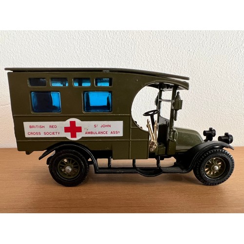 25 - 2 X MATCHBOX MODELS OF YESTERYEAR,
1 X Y-25 1910 RENAULT AMBULANCE (BRITISH RED CROSS, ST JOHNS AMBU... 