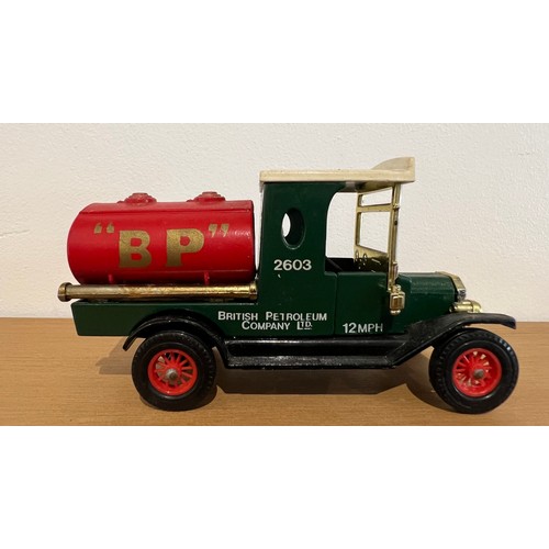 8 - 3 X MATCHBOX MODELS OF YESTERYEAR,
Y-3 1912 MODEL 'T' FOR TANKER,
ADVERTISING BP / SHELL / CARNATION... 