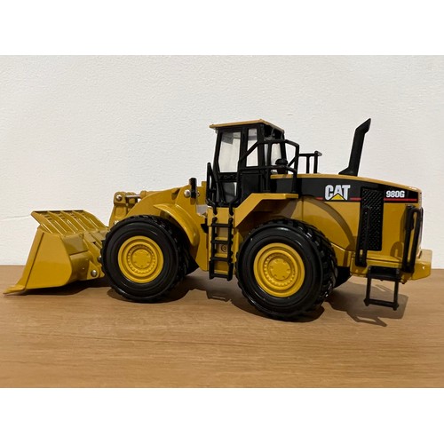 46 - NORSCOT CAT 980G WHEEL LOADER, REF:55027, DIE CAST, 1:50, BOXED, GREAT CONDITION