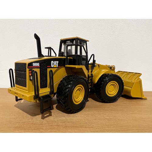 46 - NORSCOT CAT 980G WHEEL LOADER, REF:55027, DIE CAST, 1:50, BOXED, GREAT CONDITION