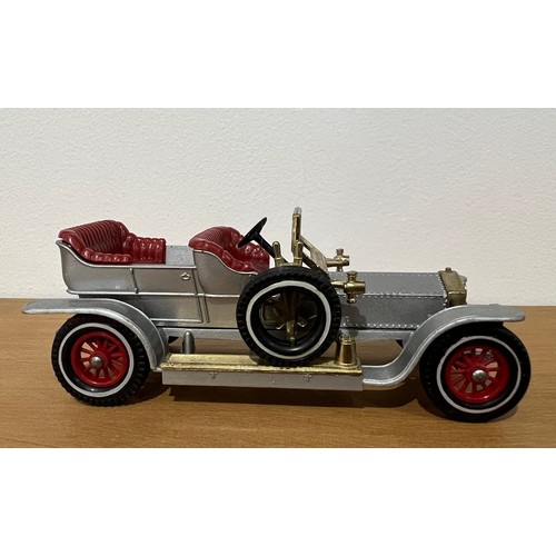 57 - 2 X MATCHBOX MODELS OF YESTERYEAR, 1 X Y-10 1906 ROLLS ROYCE SILVER GHOST 1:51, 1 X Y-24 1928 BUGATT... 