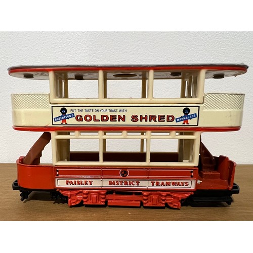 56 - 3 X MATCHBOX MODELS OF YESTERYEAR, LIMITED EDITIONS, 1 X Y-15 PRESTON TRAMCAR (GOLDEN SHRED MARMALAD... 