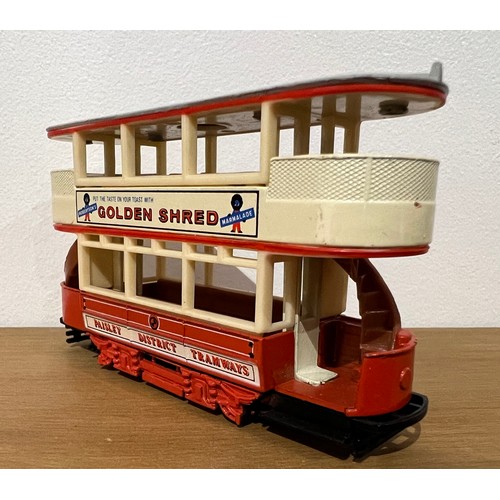 56 - 3 X MATCHBOX MODELS OF YESTERYEAR, LIMITED EDITIONS, 1 X Y-15 PRESTON TRAMCAR (GOLDEN SHRED MARMALAD... 