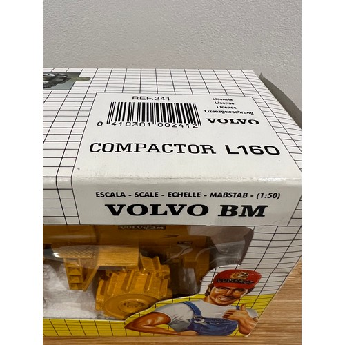 92 - JOAL COMPACT VOLVO BM COMPACTOR L160, REF:241, 1:50, DIE CAST, BOXED, GREAT CONDITION