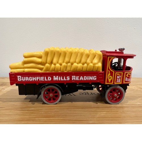 90 - 3 X MATCHBOX MODELS OF YESTERYEAR, 1 X Y18 1918 ATKINSON MODEL D STEAM WAGON (BURGHFIELD MILLS READI... 