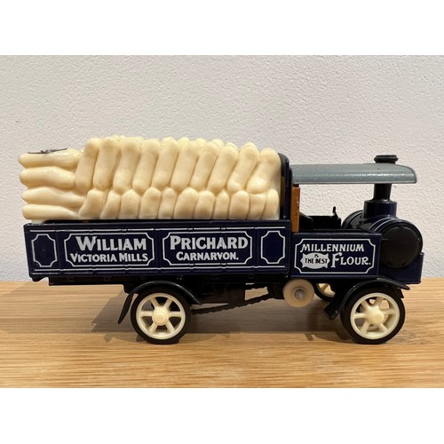 90 - 3 X MATCHBOX MODELS OF YESTERYEAR, 1 X Y18 1918 ATKINSON MODEL D STEAM WAGON (BURGHFIELD MILLS READI... 