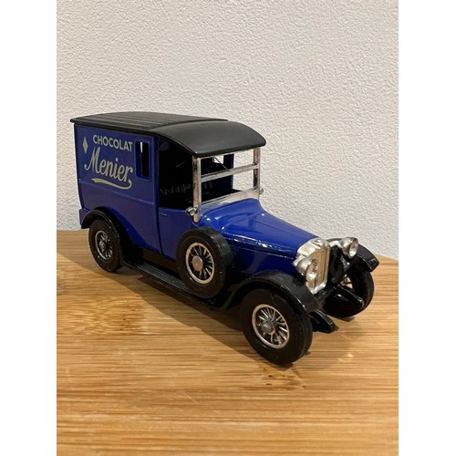 102 - 3 X MATCHBOX MODELS OF YESTERYEAR, 1 X Y5 1927 TALBOT VAN (MENIER CHOCOLAT) 1:47, 1 X Y21 1930 MODEL... 