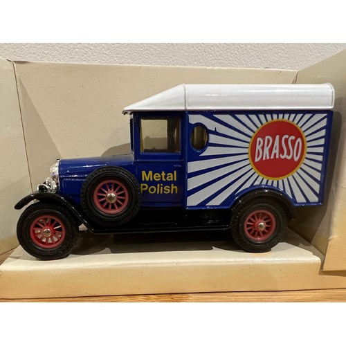 102 - 3 X MATCHBOX MODELS OF YESTERYEAR, 1 X Y5 1927 TALBOT VAN (MENIER CHOCOLAT) 1:47, 1 X Y21 1930 MODEL... 