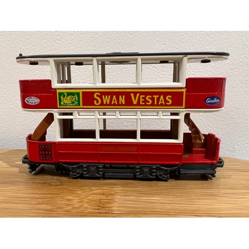 100 - 3 X MATCHBOX MODELS OF YESTERYEAR, 1 X Y15 PRESTON TRAMCAR (SWAN VESTAS) 1:87, 1 X Y23 1930 MACK AC ... 