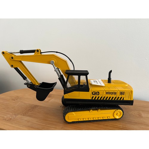 118 - MAJORETTE 860 ENTERPRISE, REF:4513, 1:50, EXCAVATOR, DIE CAST, GOOD CONDITION, NO BOX