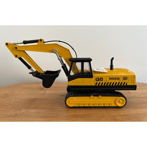 118 - MAJORETTE 860 ENTERPRISE, REF:4513, 1:50, EXCAVATOR, DIE CAST, GOOD CONDITION, NO BOX