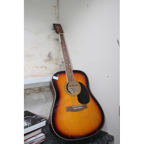 598 - STRETTON PAYNE ACOUSTIC GUITAR NEEDS RE-STRINGING