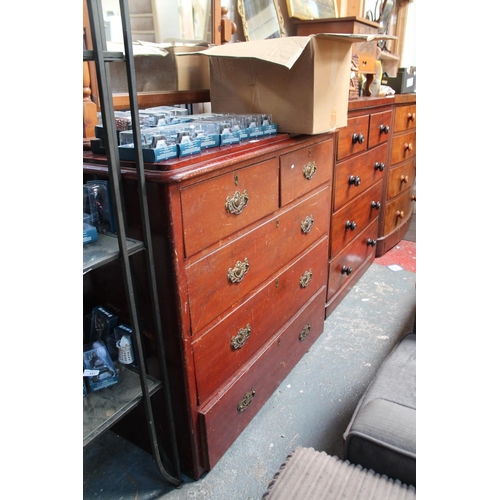 385 - 2 OVER 3 SOLID EDWARDIAN CHEST