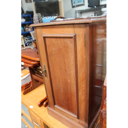 602 - ANTIQUE MAHOGANY POT CUPBOARD