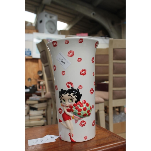 605 - BETTY BOOP VASE