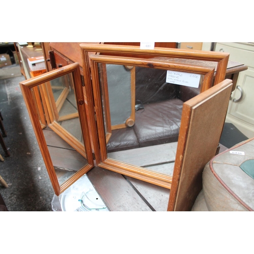 610 - TRIPLE PINE SWING MIRROR