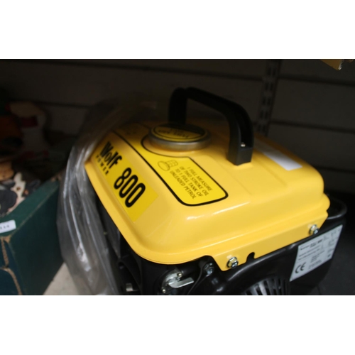 115 - WOLF POWER 800 PORTABLE GENERATOR