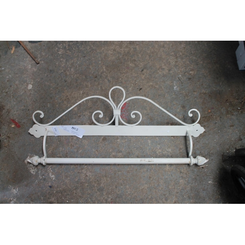 13 - CAST IRON TOWEL HANGER