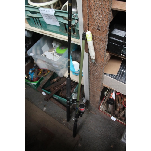 157 - PENN SENATOR FISHING MULTIPLIER WITH MATCHING ROD PLUS ONE OTHER