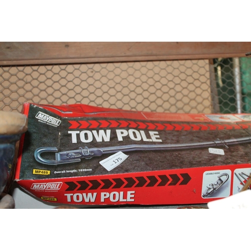 175 - NEW BOXED TOW POLE