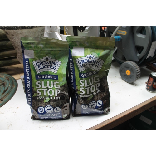 46 - 2 X NEW BAGS OF SLUG STOP BARRIER PELLETS