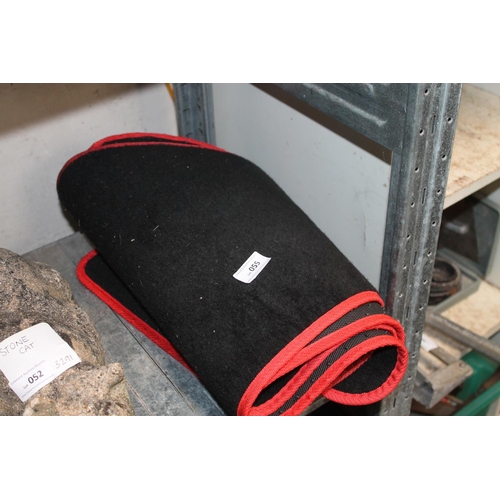 55 - SET OF 4 RED CAR MATS