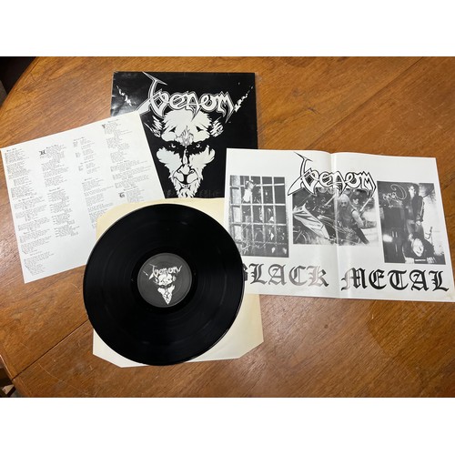 Venom Black l レコード 3 x Venom LPs - Venom - Welcome To Hell (with Lyric Sheet and