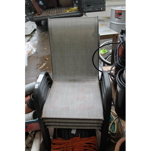 2 - 4 X GARDEN CHAIRS