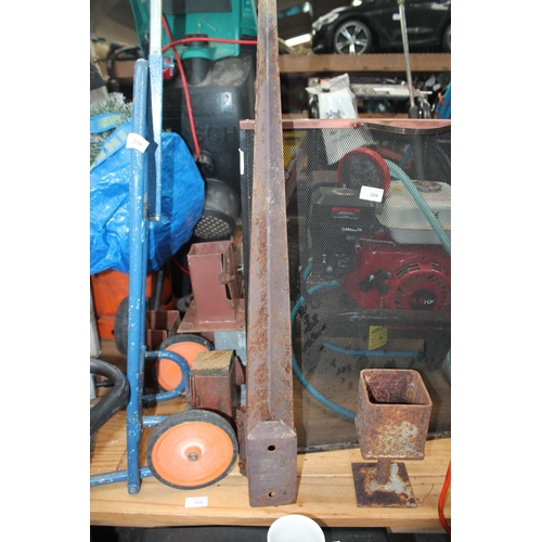 203 - QTY OF FENCING POST HOLE BRACKETS