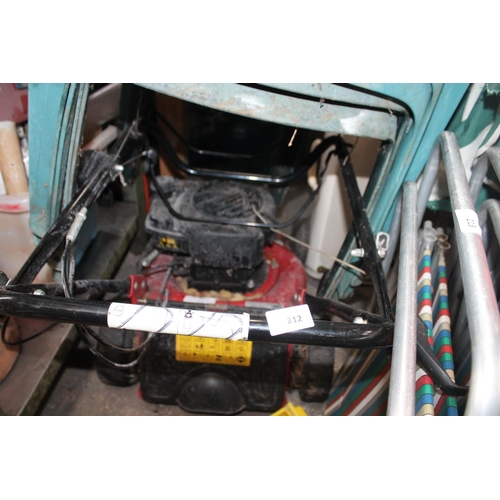 212 - BRIGGS AND STRATTON COERA PETROL LAWN MOWER