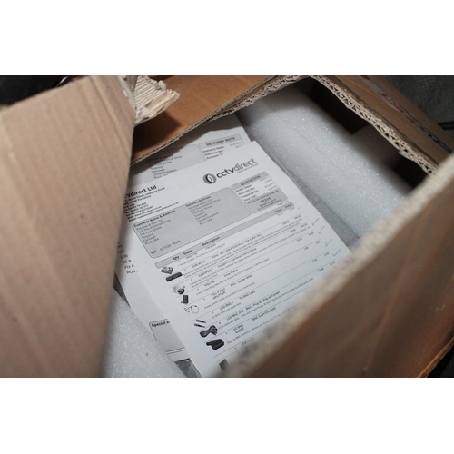 35 - 2 X BOXES OF CCTV EQUIPMENT