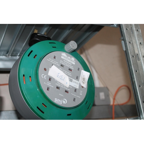 52 - HOME AND GARDEN 4 GANG EXTENSION REEL, 10M