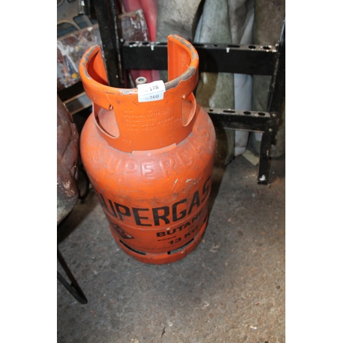 178 - SUPER GAS 13KG BUTANE BOTTLE (NOT EMPTY!)