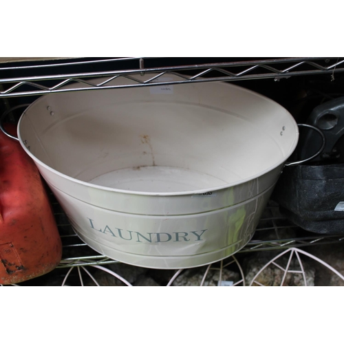 30 - TIN LAUNDRY BUCKET