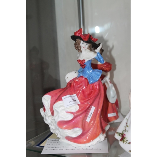 530 - ROYAL DOULTON FIGURINE WITH COA - COLLECTORS CLUB FIGURE 1998