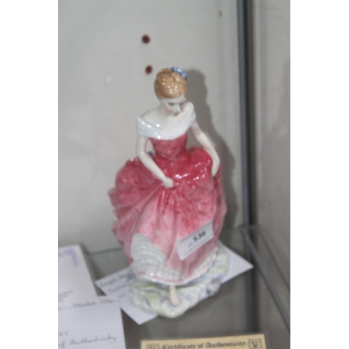 536 - ROYAL DOULTON FIGURINE WITH COA - SUMMERS DAY