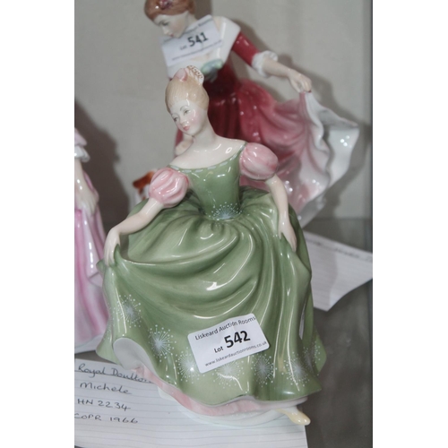 542 - ROYAL DOULTON FIGURINE - MICHELLE