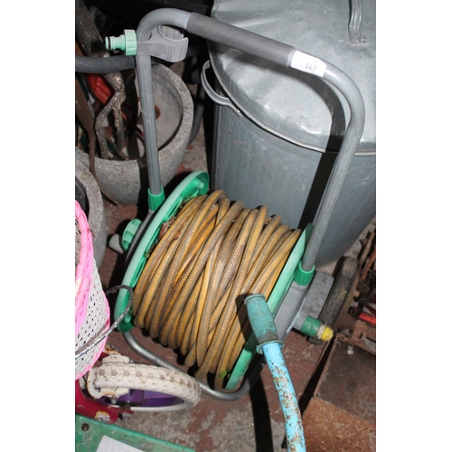 167 - HOZELOCK HOSE ON REEL