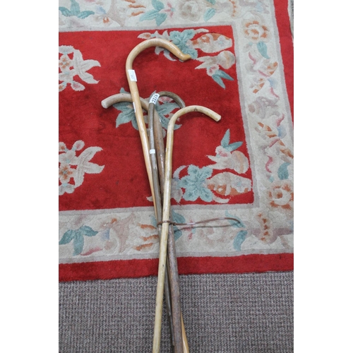 357 - QTY OF WALKING STICKS
