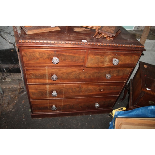 471 - 2 OVER 3 VICTORIAN CHEST A/F