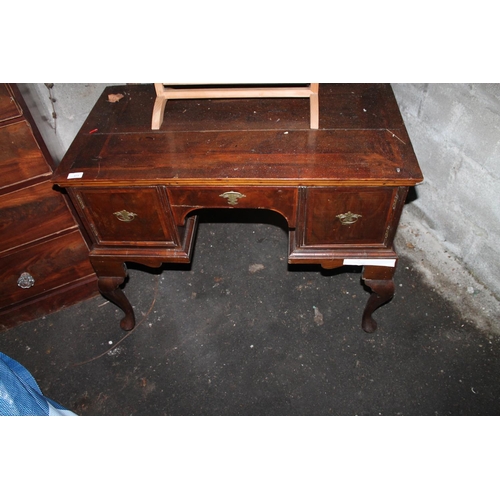 473 - ANTIQUE INLAID DRESSING TABLE