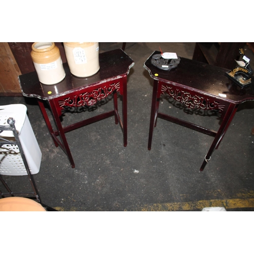 501 - PAIR OF ORNATE HAUL TABLES